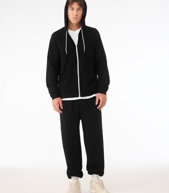 Canvas Unisex Poly-Cotton Fleece Full-Zip Hoodie Thumbnail