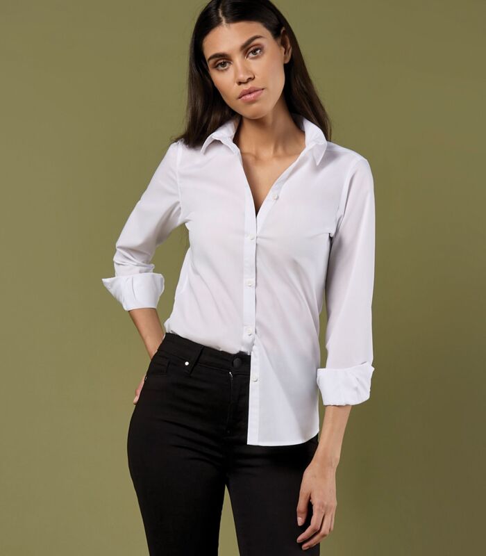 Tailored Long Sleeve Poplin Shirt Thumbnail