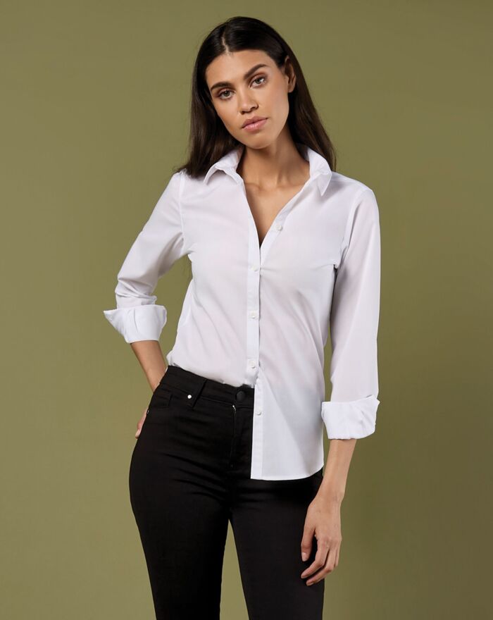 Tailored Long Sleeve Poplin Shirt Thumbnail