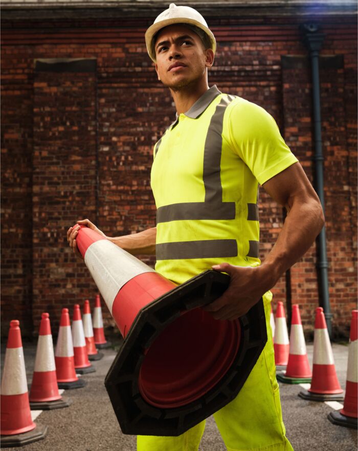 Hi-Vis Pro Contract Polo Shirt (Class 2) Thumbnail
