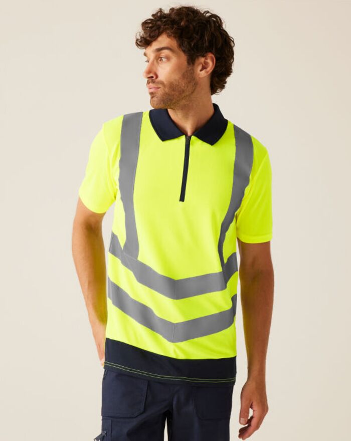 Pro Two Tone Wicking Polo Shirt Thumbnail