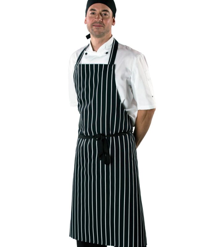 Large Cotton Striped Apron Thumbnail