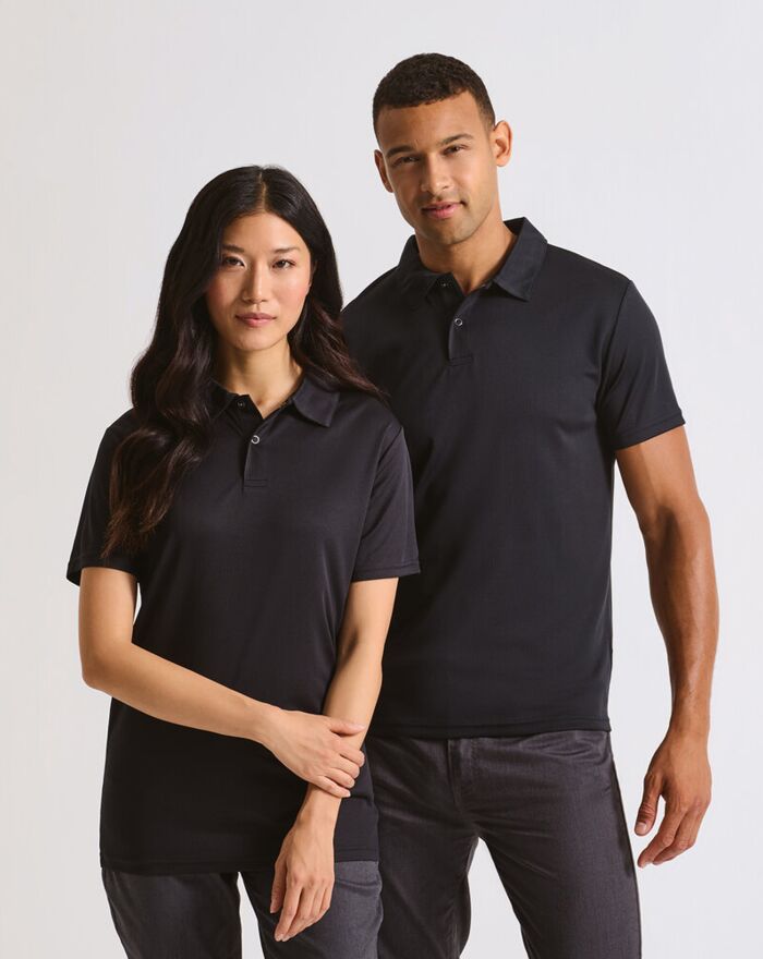 Coolchecker® studded polo Thumbnail
