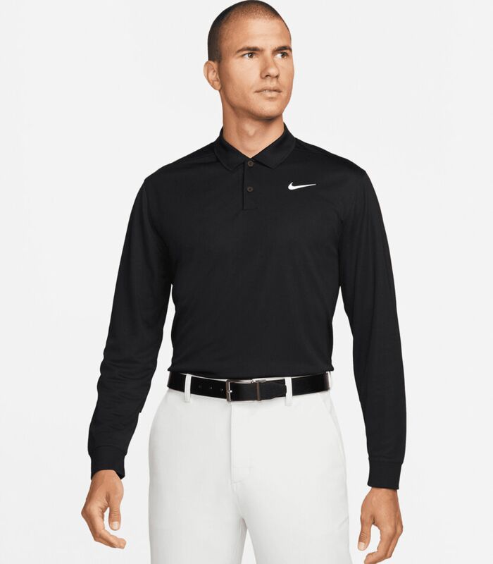 Nike Dri-FIT Victory solid long sleeve polo Thumbnail