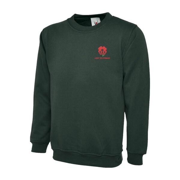 The UX Sweatshirt Bottle Green Thumbnail